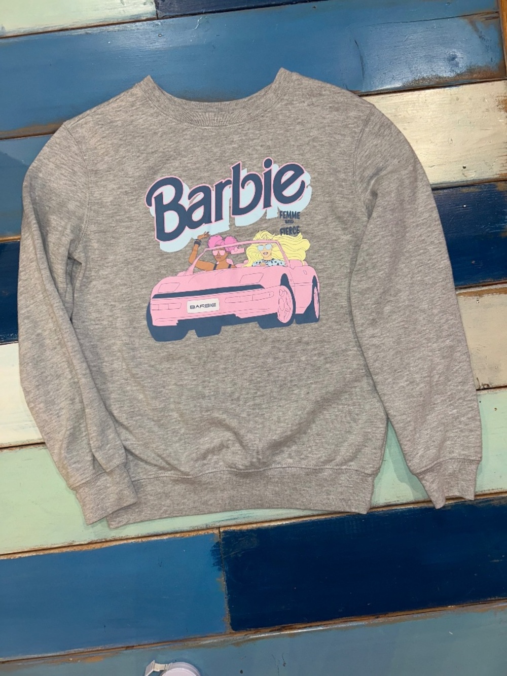 Love Tribe Barbie Femme and Fierce Graphic Sweatshirt Women’s XS
